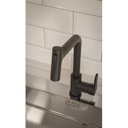 Ver mais imagens de Monocomando de Mesa para Cozinha com Bica Extraível com 2 Funções Kitchen Celite Preto/Matte