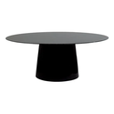 Ver imagem 2 de Mesa de Jantar Cone Oval 180x100cm Laqueada - Preto