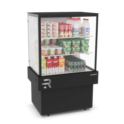 Vitrine Confeitaria Refrigerada 75 Cm Vanguard Plus com Tampo Aproveitável Cvpraf750 220v -