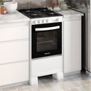 Ver imagem 6 de Fogão Mesa de Vidro 4 Queimadores Neo Cook Bivolt Branco