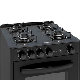 Fogão Cook Mesa de Vidro 4 Queimadores Neo Suggar Bivolt Preto - 3
