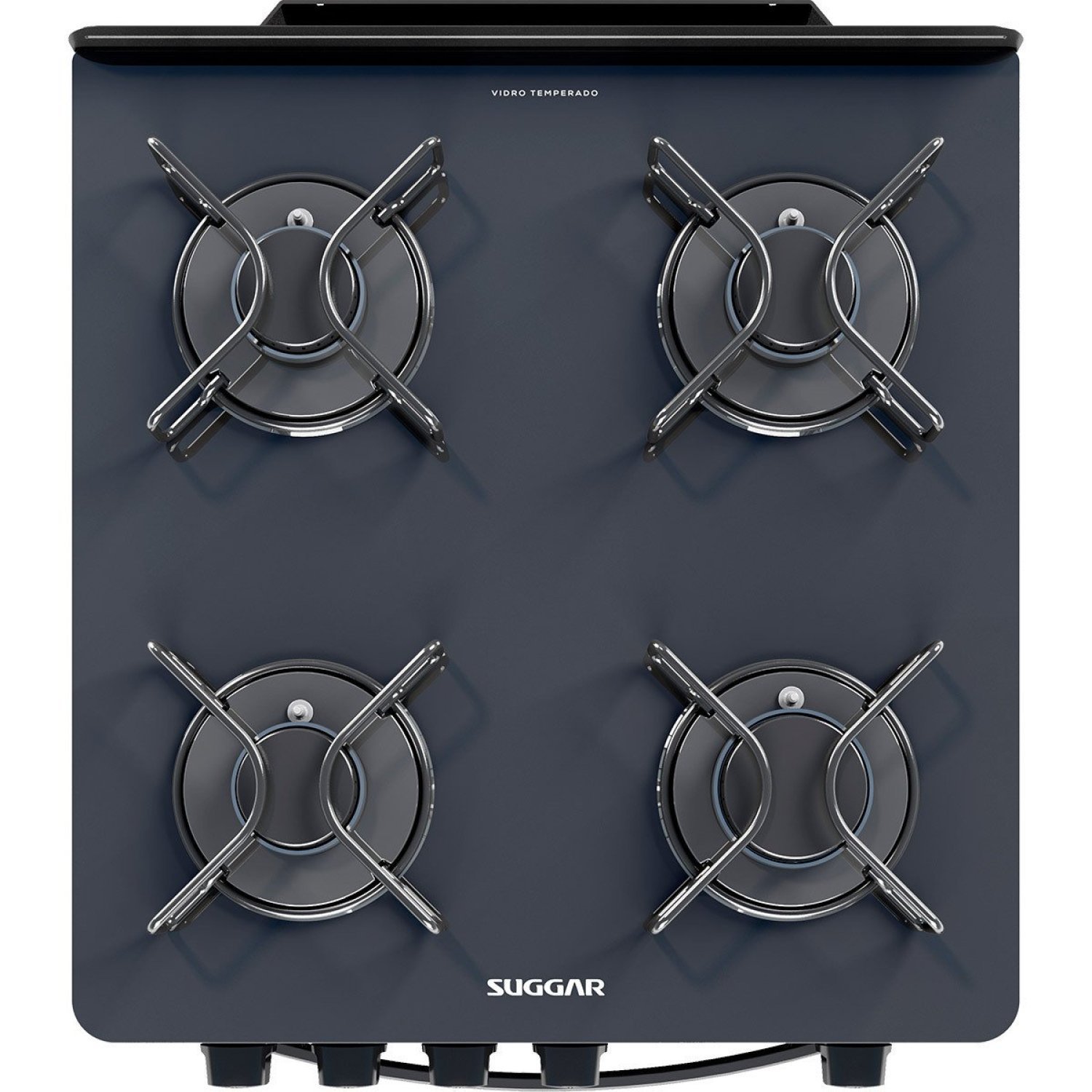 Fogão Cook Mesa de Vidro 4 Queimadores Neo Suggar Bivolt Preto - 6