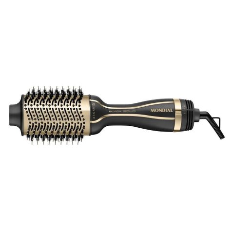 Escova Secadora de Cabelo Mondial Es-15 Gold Argan 3 em 1