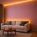 Ver imagem 4 de Painel Ripado Placa de Revenstimento Parede 1m² Mdf