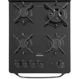 Fogão Mesa de Vidro 4 Queimadores 127v Best Grill Suggar Branco - 5