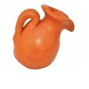 Ver imagem 1 de Jarro Vaso de Barro com Alça Decoração Casa/igreja 18cm