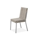 Ver imagem 7 de Conjunto Sala de Jantar Mesa Iza New Tampo MDF/Vidro 6 Cadeiras Natani New Yescasa Bege/Cromado/Off White