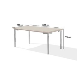 Conjunto Sala de Jantar Mesa Iza New Tampo MDF/Vidro 6 Cadeiras Natani New - 4 Conjunto Sala de Jantar Mesa Iza New Tampo MDF/Vidro 6 Cadeiras Natani New - 4