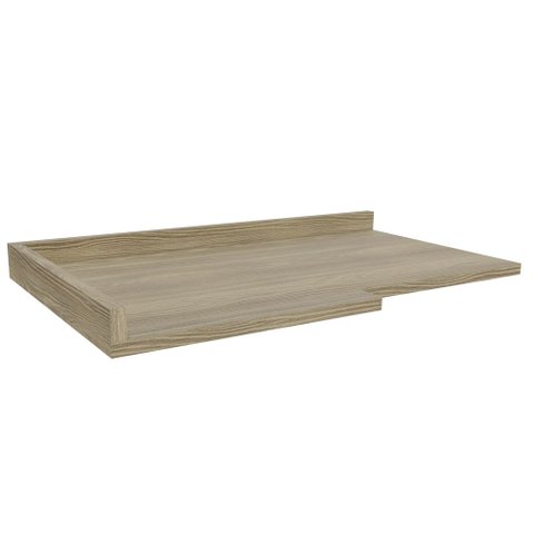 Tampo para Balcão de Cozinha Canto Reto 98cm E611 Kappesberg - Nogueira