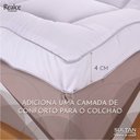 Ver imagem 3 de Pillow Top Super Macio King 193x203x4cm 600g/m² Fibra Siliconizada Realce Premium Sultan