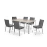 Conjunto Sala de Jantar Mesa Iza New Tampo MDF/Vidro 6 Cadeiras Natani New - 2