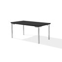Ver imagem 4 de Conjunto Sala de Jantar Mesa Iza New Tampo MDF/Vidro 6 Cadeiras Natani New Cinza/Cromado