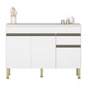 Ver imagem 1 de Balcão de Cozinha com Tampo e 3 Portas Salisburia Supremo