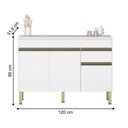 Ver imagem 2 de Balcão de Cozinha com Tampo e 3 Portas Salisburia Supremo