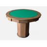 Mesa de Carteado com Gavetas e Porta Copos Vintage - 1,09x0,80 - com Xadrez - Verde - 1