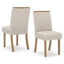 Ver imagem 2 de Kit 2 Cadeiras para Sala de Jantar Malu