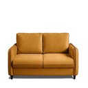 Ver imagem 6 de Conjunto Sofá com 2 e 3 Lugares em Veludo CabeCasa MadeiraOriginals Amarelo