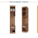 Ver imagem 6 de Guarda Roupa Modulado de Casal com Espelho 12 Portas e 2 Cabeceiras Hera CabeCasa MadeiraOriginals