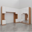 Ver imagem 6 de Guarda Roupa Modulado de Casal 12 Portas 6 Peças Espelho 2 Cabeceiras Hera CabeCasa MadeiraOriginals