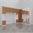 Ver imagem 6 de Guarda Roupa Modulado de Casal 12 Portas 6 Peças Espelho 2 Cabeceiras Hera CabeCasa MadeiraOriginals