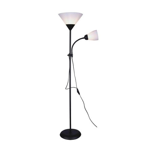 Luminária Articulada Abajur Chão Duo Floor Metal 1,72m