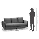 Ver imagem 2 de Conjunto Sofá com 2 e 3 Lugares em Veludo CabeCasa MadeiraOriginals