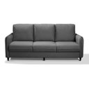 Ver imagem 7 de Conjunto Sofá com 2 e 3 Lugares em Veludo CabeCasa MadeiraOriginals