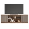 Rack para TV até 75 Polegadas 2 Portas Ripadas Talismã Espresso Móveis - 4
