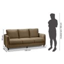 Ver imagem 3 de Conjunto Sofá  2 e 3 Lugares em Veludo CabeCasa MadeiraOriginals