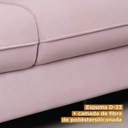 Conjunto Sofá 2 e 3 Lugares em Veludo CabeCasa MadeiraMadeira - 7