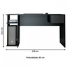 Mesa Gamer 1 Gaveta Preto 0740 - Soluzione - 3
