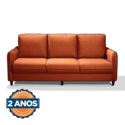 Conjunto de Sofá  2 e 3 Lugares em Veludo CabeCasa MadeiraMadeira - 5