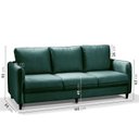 Ver imagem 3 de Conjunto Sofá com 2 e 3 Lugares em Veludo CabeCasa MadeiraOriginals