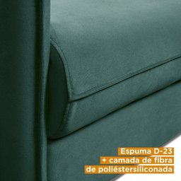 Conjunto Sofá com 2 e 3 Lugares em Veludo CabeCasa MadeiraMadeira - 7