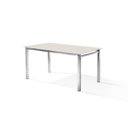 Ver imagem 6 de Conjunto Sala de Jantar Mesa Ortenia Tampo Vidro com 6 Cadeiras Dinah New Bege/Cromado