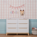 Ver imagem 6 de Berço e Cômoda Infantil Quater Móveis Linha Cozy Branco com Carvalho