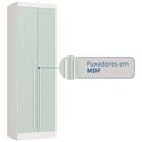 Ver imagem 7 de Guarda-Roupa Casal 2 Portas Infinity Verde/Branco Line/Pistache