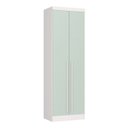 Ver imagem 2 de Guarda-Roupa Casal 2 Portas Infinity Verde/Branco/Pistache
