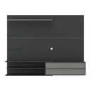Ver imagem 1 de Painel com Suporte para Tv até 65 Polegadas 1 Porta e Prateleiras Multimóveis Mp1073 - Preto/