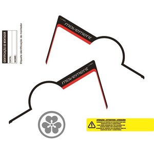 KIT ADESIVO ESTEIRA LX -120 - VERMELHO - 02 KIT Casa Harmonia