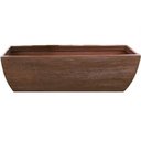 Ver imagem 5 de Kit 2 Vaso Planta 100x30 Jardineira Floreira Polietileno BGPLASTICOS FERRUGEM 017