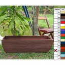 Ver imagem 6 de Kit 2 Vaso Planta 100x30 Jardineira Floreira Polietileno BGPLASTICOS FERRUGEM 017