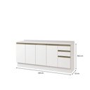 Ver imagem 3 de Balcões de Cozinha 100% Mdf 200cm Branco Celeste Kappesberg