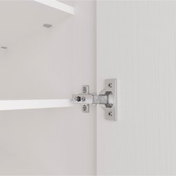 Guarda Roupa Modulado 1 Porta com Espelho 6 Prateleiras Hera Cabecasa Madeiramadeira - 11