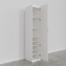 Guarda Roupa Modulado 1 Porta com Espelho 6 Prateleiras Hera Cabecasa Madeiramadeira - 10
