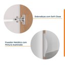 Ver imagem 5 de Guarda Roupa Planejado 1 Porta com Espelho 6 Prateleiras Hera CabeCasa MadeiraOriginals