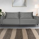 Ver imagem 2 de Sofa Living 2 Lugares Nori 160cm Veludo Deluxe 2938 Ezz