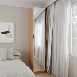Guarda Roupa Modulado 1 Porta com Espelho 6 Prateleiras Hera CabeCasa MadeiraMadeira - 2