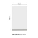 Ver imagem 3 de Armário de Cozinha Aéreo 40 cm 1 Porta Rustic/Branco Glamy Madesa