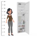 Ver imagem 5 de Penteadeira Armário Porta-joias com Espelho Suspenso Dubai